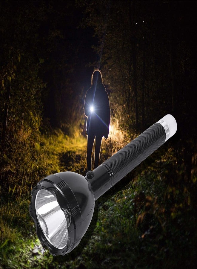MZ 60W (Rechargeable LED Torch) New 2in1 900M Range Beam Waterproof Led Flashlight Torch (Black, 27 cm, Rechargeable) - Image 3